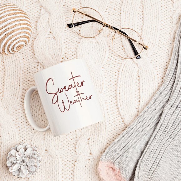 SWEATHER WEATHER MUG 12 OZ - Picture 1 of 4